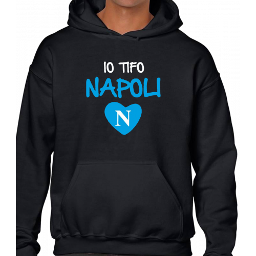 Felpa Io Tifo Napoli Cuore