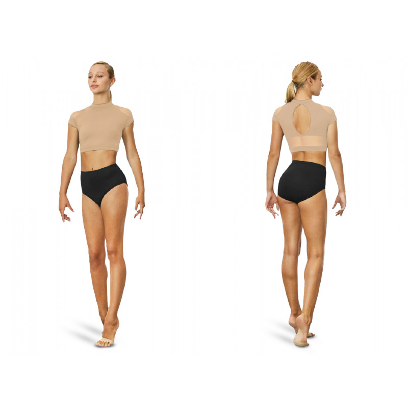 Top Bloch fronte/retro beige Top Bloch fronte/retro beige