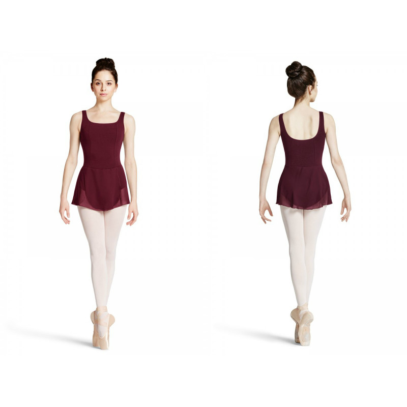 Body a canotta Mirella Bloch fronte/retro bordeaux Body a canotta Mirella Bloch fronte/retro bordeaux