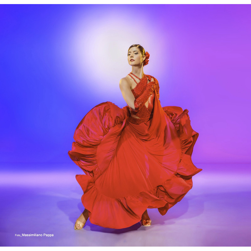 Vestito Flamenco rosso Vestito Flamenco rosso
